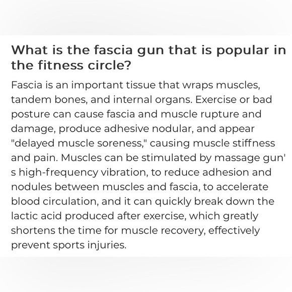 Farsaw Deep Tissue Fascia Massage G U N - Picture 4 of 9